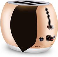 photo BUGATTI-Romeo-Toaster, 7 Toasting Levels, 4 Functions-Tongs not included-870-1035W-Rose Gold 1